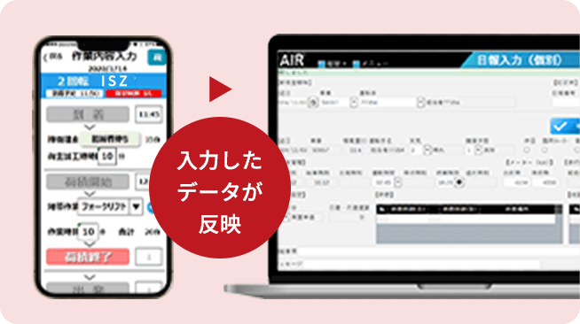 日報入力機能