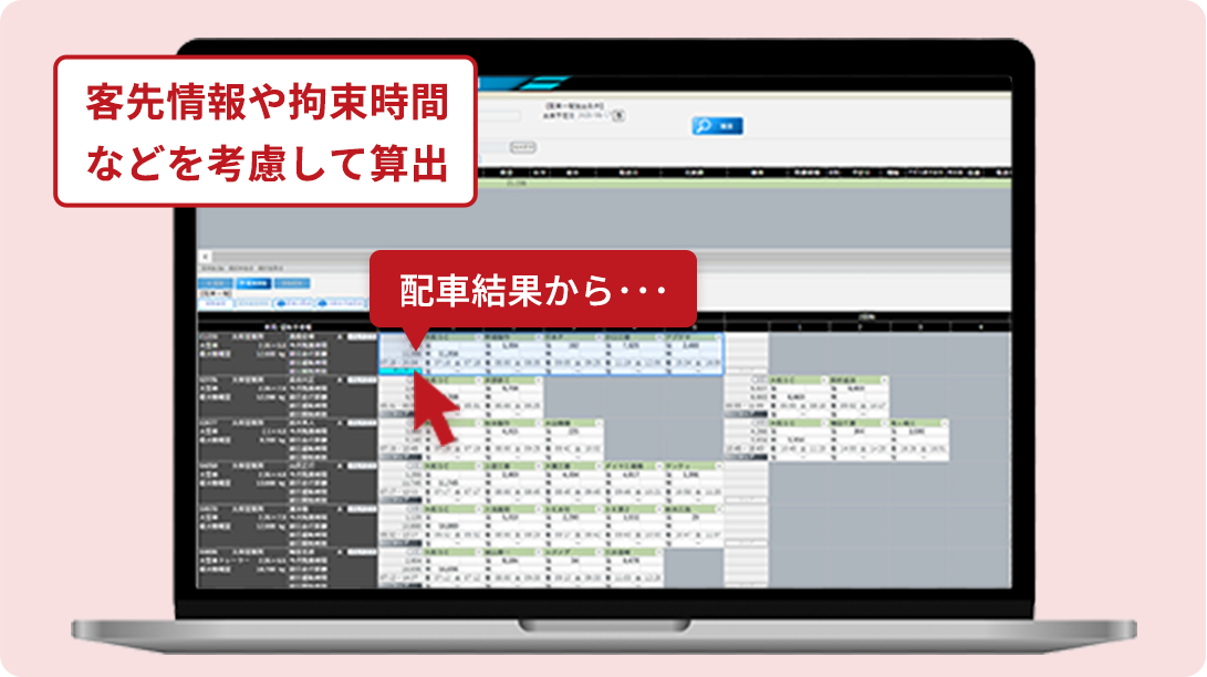 配車計画機能