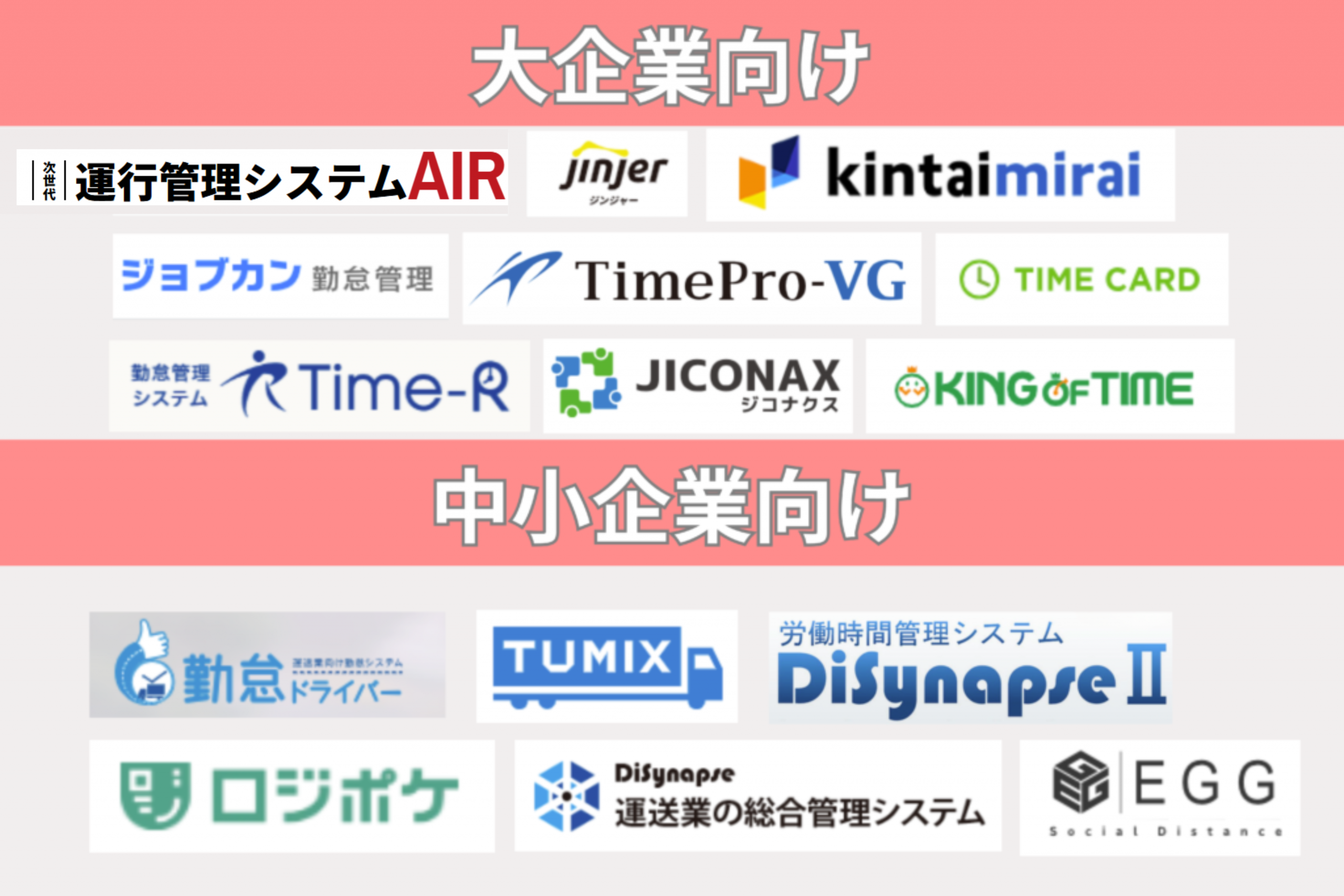 トラック運転手（運送業）勤怠管理システム15選を比較！無料比較表付き
