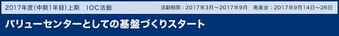 2015-16中期ゴールに向け、成果を顕在化