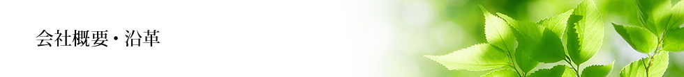 会社概要・沿革
